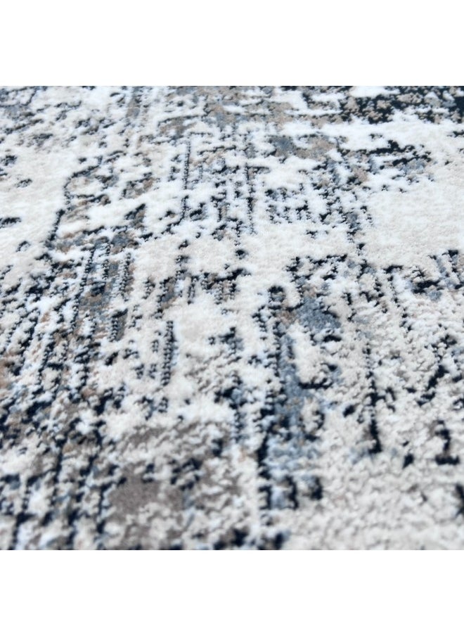 HANDPICKED FURNITURE Handpicked Furniture Abstract Blue Rug, Ultra Soft Area Carpets For Bed Room, Living Room, And Dining room, Antislip Floor Carpets, Easy To Clean, Made In Turkey, Rectangle  - Image 4