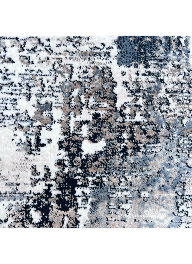 HANDPICKED FURNITURE Handpicked Furniture Abstract Blue Rug, Ultra Soft Area Carpets For Bed Room, Living Room, And Dining room, Antislip Floor Carpets, Easy To Clean, Made In Turkey, Rectangle  - Image 3