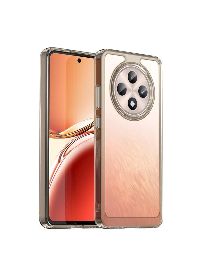 S-TOP Case For OPPO Reno12 F 4G Colorful Series Acrylic Hybrid TPU Phone Case - Image 1