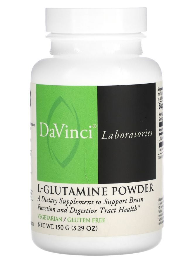 DaVinci Laboratories of Vermont L-Glutamine Powder 5.29 oz (150 g)
