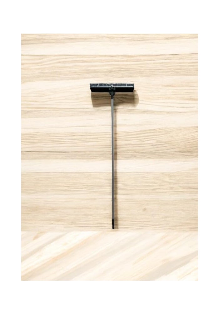 Homepointe 18 Inch Push Broom - Black - Image 2