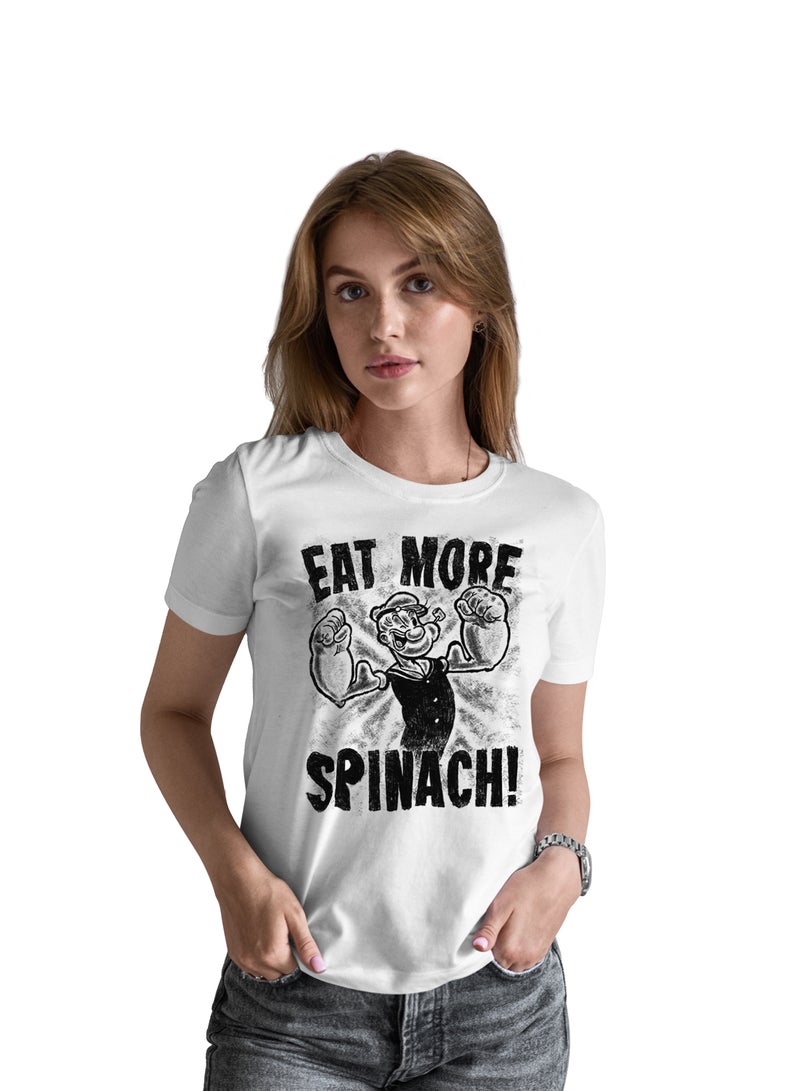 Fashion World Cotton T-shirt Printed with High-quality Anime Popeye  - Image 1