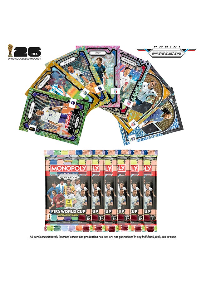Monopoly Panini Prizm: FIFA World Cup Trading Cards Booster Box | Current Stars and FIFA WORLD CUP Legends | Presents for Football Fans - Image 5