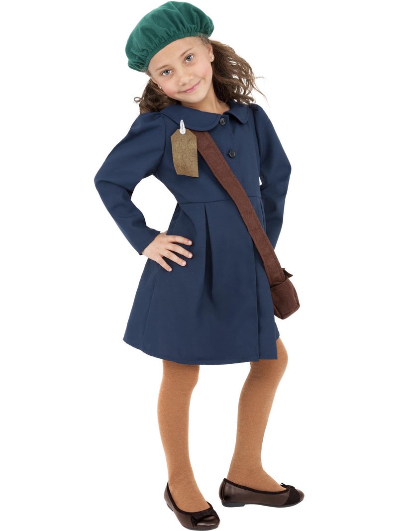 Smiffys World War II Evacuee Girl Costume - Image 1