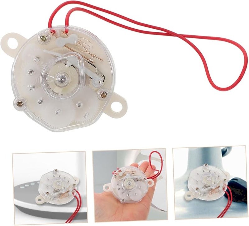 Jojofuny 5Pcs White Mechanical Fan Timer 20 5X7 5X3 7CM Energy Saving Easy Install - Image 3
