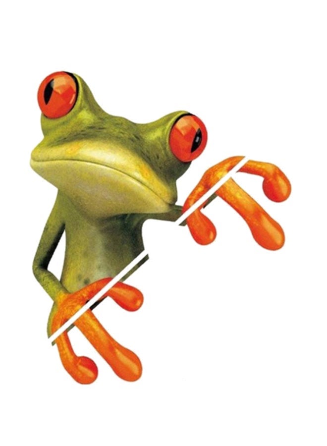 نيبمينينت Funny Frog Car Sticker