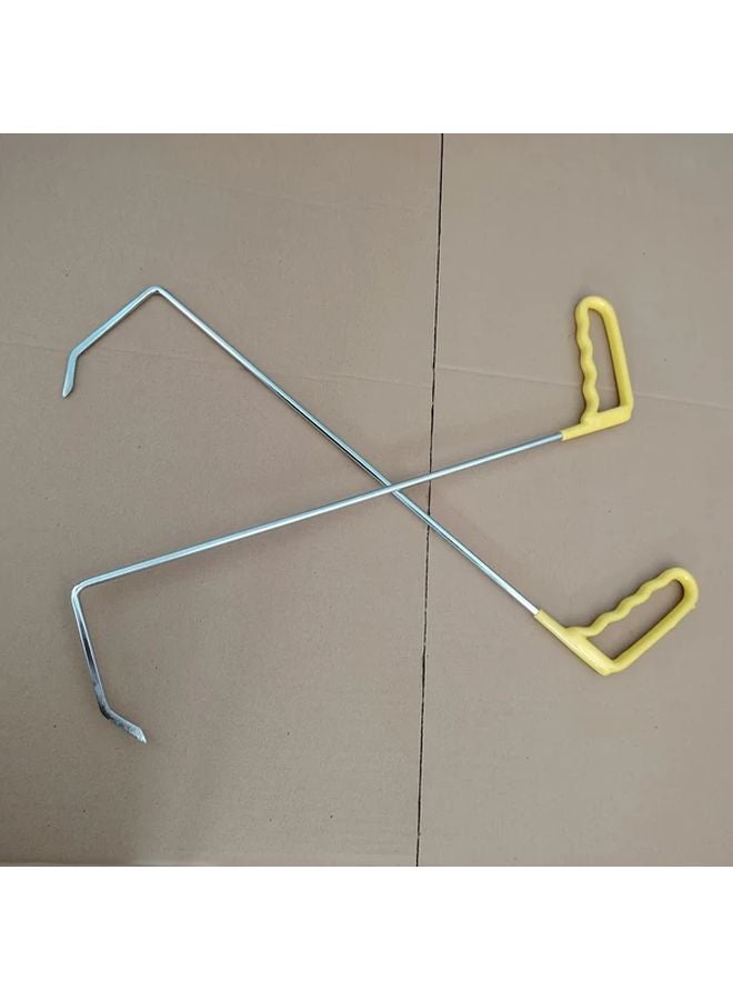 Yellow Car Dent Removal Tool Hook Rod For Paintless Repair - Image 5