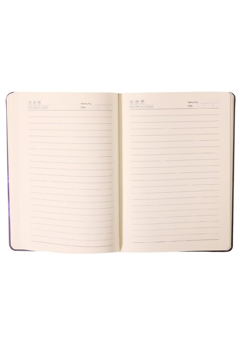 Borg El Arab Leather Notebook Cream Paper Navy - Image 2