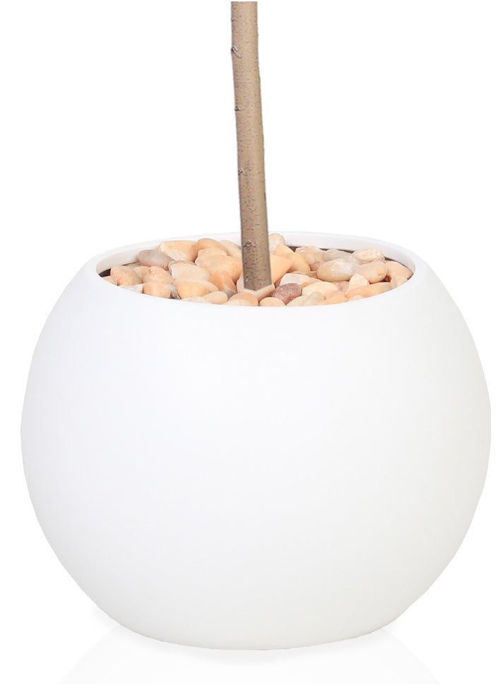 Artificial olive tree in a circular plastic container, 190 cm high