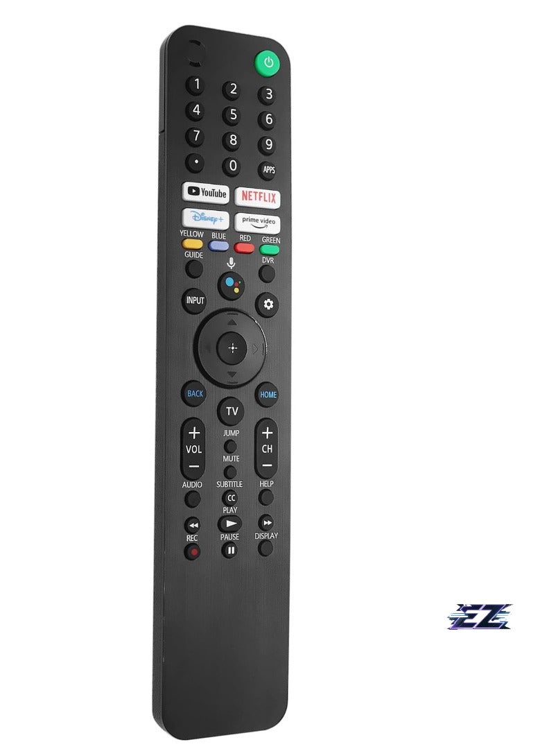 ELTRAZONE RMF-TX520U MG3-TX520U Voice Remote Control for Sony Bravia TV – Compatible with KD-43X80J, KD-43X85J, KD-50X80J, KD-50X85J, KD-55X79J, KD-55X80J, KD-55X85J, KD-65X85J, KD-75X85J, KD-85X85J, XR-50X90J, XR-50X94J, XR55A80J, XR55A84J – Includes Battery - Image 2