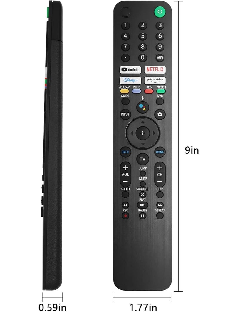ELTRAZONE RMF-TX520U MG3-TX520U Voice Remote Control for Sony Bravia TV – Compatible with KD-43X80J, KD-43X85J, KD-50X80J, KD-50X85J, KD-55X79J, KD-55X80J, KD-55X85J, KD-65X85J, KD-75X85J, KD-85X85J, XR-50X90J, XR-50X94J, XR55A80J, XR55A84J – Includes Battery - Image 4