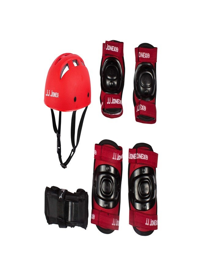 JJ Jonex Injury Resistance Protective Set Skating Guard Combo (Large)