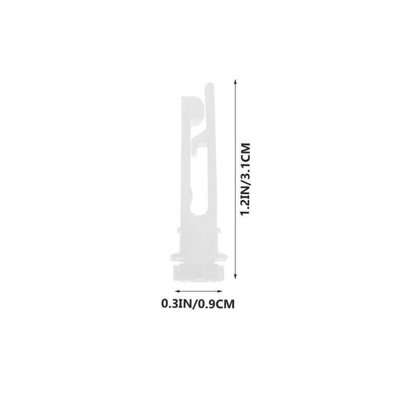Vertical Blinds Repair Pulley Replacement Plastic White 12 Pieces Window Curtain Hardware - Image 3