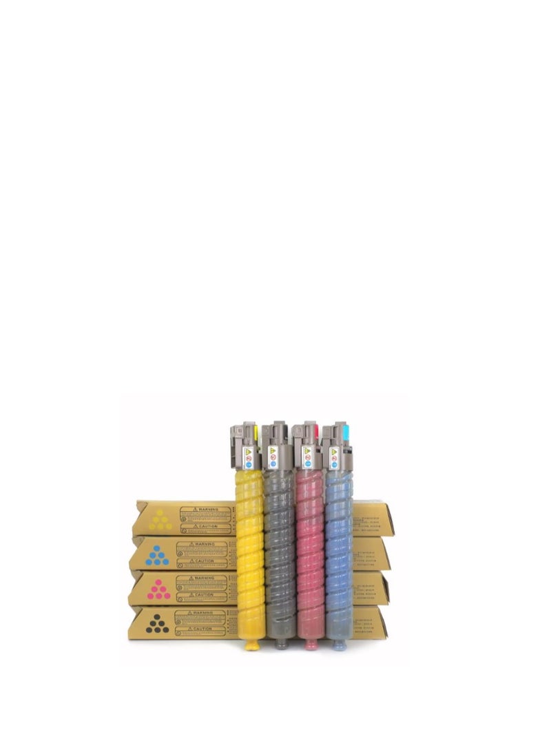 Terabyte MP C4502 C5502 Toner Cartridge Black Cyan Magenta Yellow 4 Pack, 841751 841752 841753 841754 Compatible with Ricoh Aficio/Savin/Lanier MP C4502 C4502A C5502A C5502 Printer - Image 2