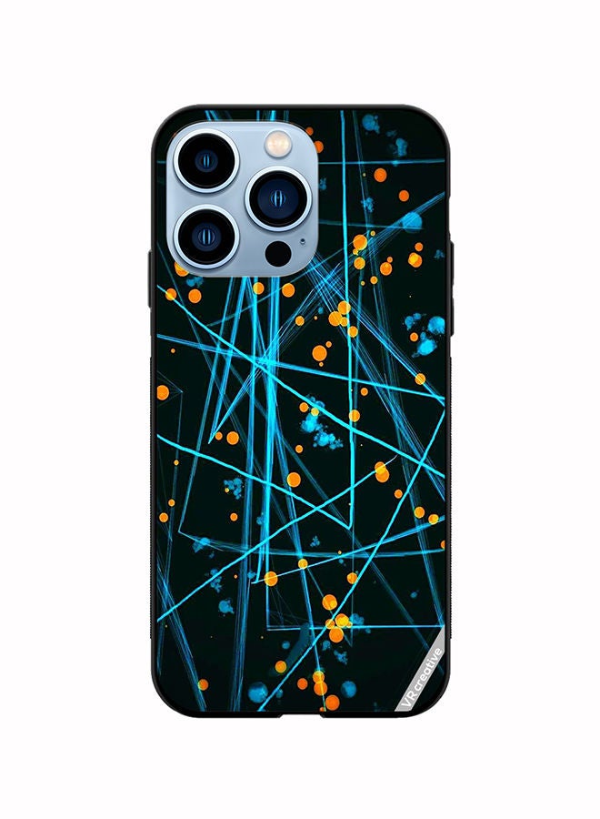 VR CREATIVE Protective Case Cover For Apple iPhone 14 Pro Max Lasers Design Multicolour - Image 1