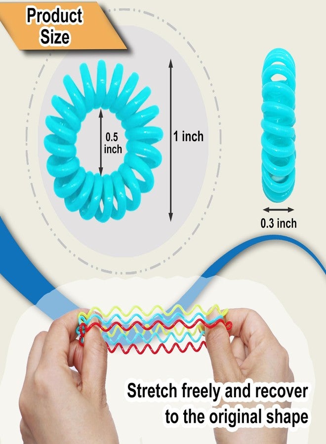 Flyaway Sensory Rings for Kids Adults 20 Pack, Stretchy Coil Fidget Rings for Kids Stress Relief, Sensory Toys for Autism Anxiety ADHD, Bulk Finger Massage Stress Toys for Student Classroom - Image 5