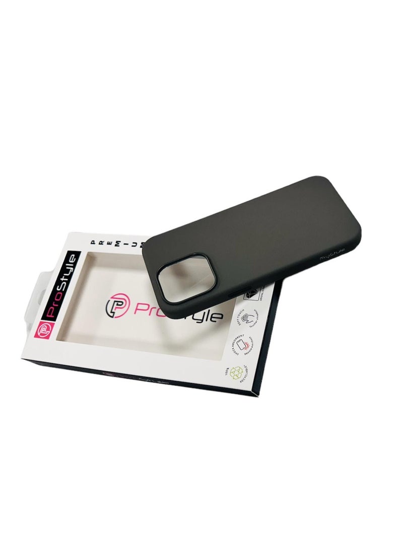 بروستايل جراب سيليكون بروستايل لهاتف آيفون 15 برو | متوافق مع ماج سيف | غطاء واقٍ رفيع مقاوم للخدش والصدمات | تصميم نحيف مقاوم للسقوط لهاتف آيفون 15 برو من التيتانيوم - Image 3