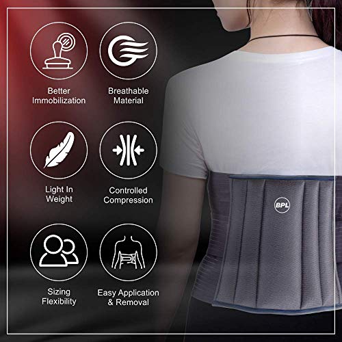 BPL Medical Technologies Bpl Orthocare Lumbar Support-L (Gray) - Image 4
