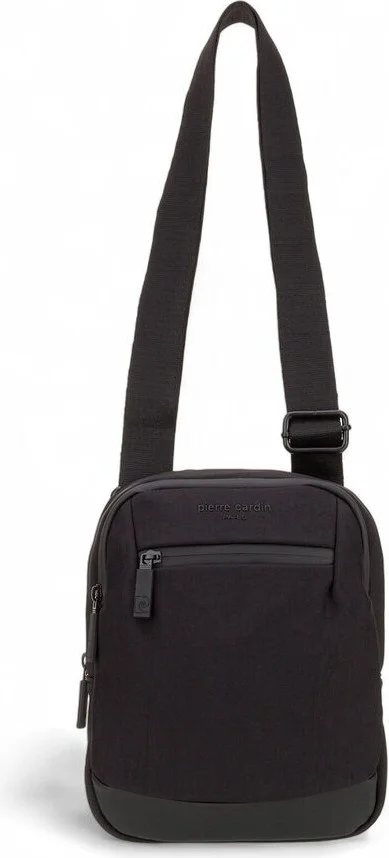 pierre cardin Black Unisex Messenger Bag 01PC00101