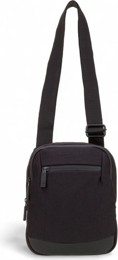 pierre cardin Black Unisex Messenger Bag 01PC00101 - Image 1