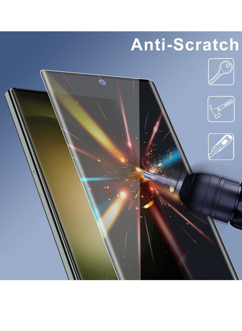 BORTONY S23 Ultra Screen Protector Flexible Privacy Mate Anti Spy 9H Hardness Full Mate Cover Anti Fingerprint For Samsung Galaxy S23 Ultra - Image 5