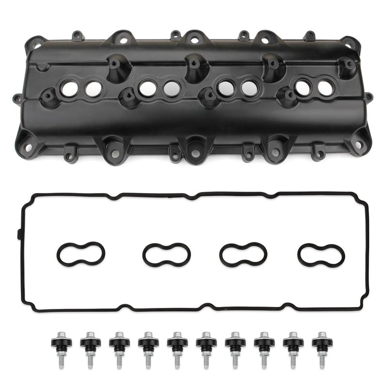 MITZONE Upgrade Aluminium Valve Cover Compatible with 20112023 Jeep Dodge RAM Chrysler 57L 64L Vehicles 300 Charger Challenger Durango 1500 2500 3500 Grand Cherokee Commander Replace 53022085AD