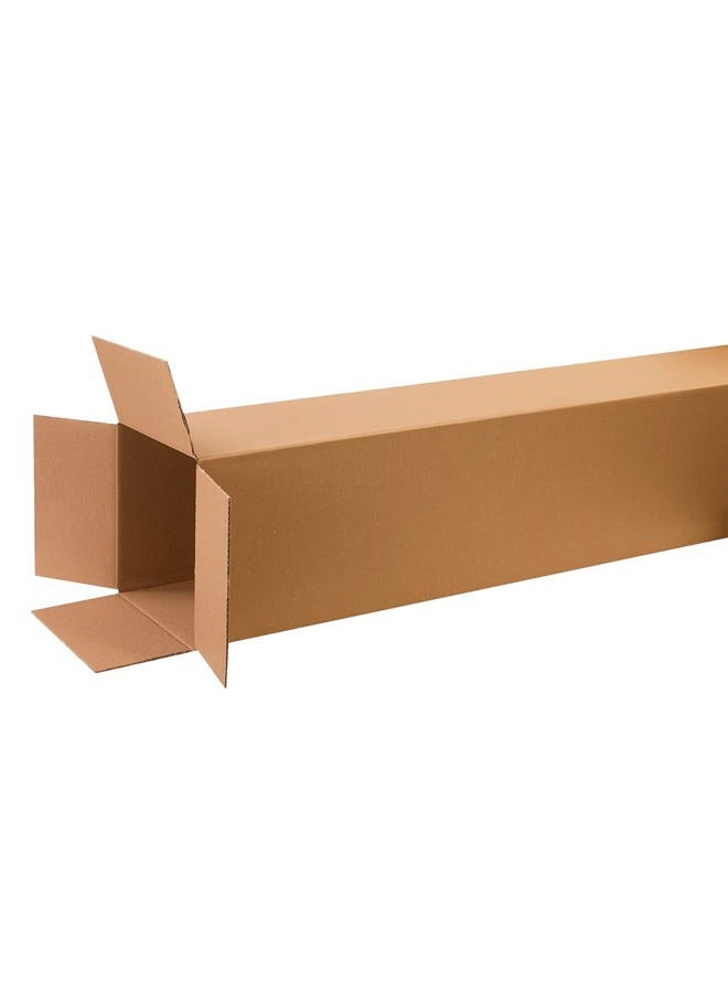 Boxes Fast BF121272 Tall Cardboard Boxes, 12" x 12" x 72", Single Wall Corrugated, for Moving, Shipping, Packing or Storage, Kraft (Pack of 10) - Image 1