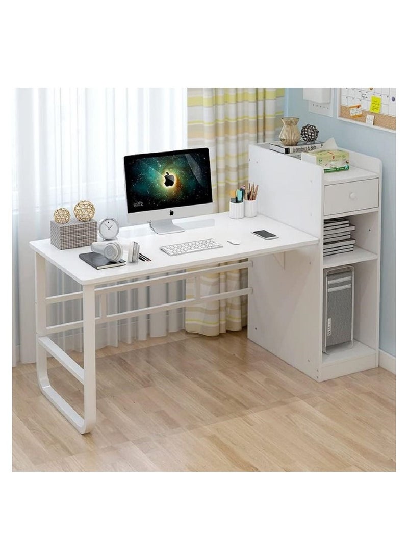 AGD - Study Table Computer Desk with Bookcase 110x60x110cm - Image 1