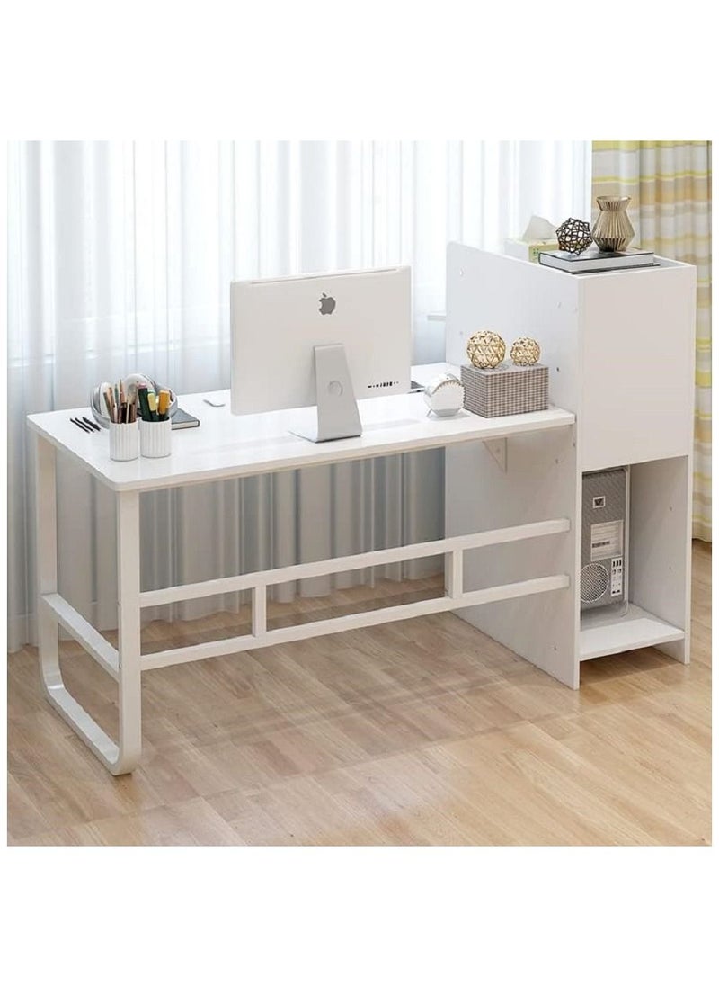 AGD - Study Table Computer Desk with Bookcase 110x60x110cm - Image 1