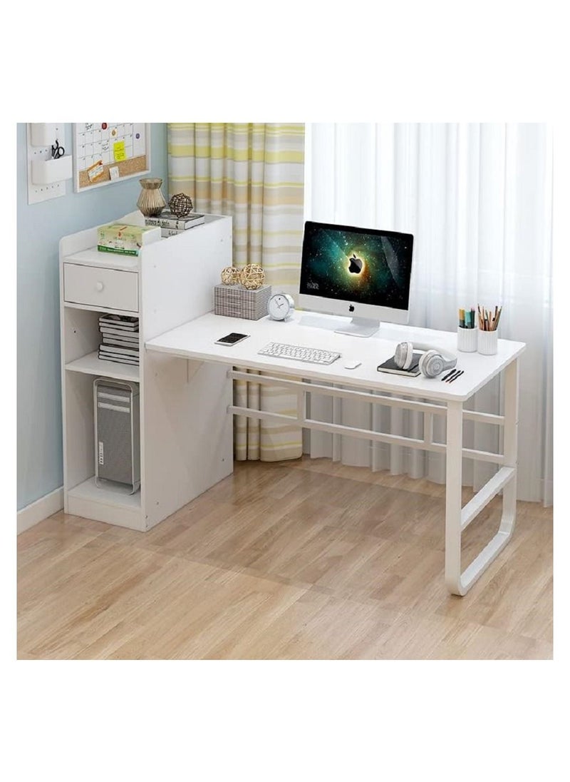 AGD - Study Table Computer Desk with Bookcase 110x60x110cm - Image 1