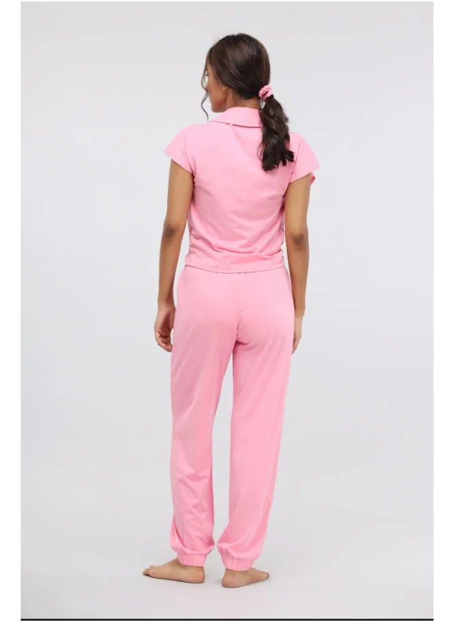 نسيسيرا Sachet Pink Supima Jogger Set
