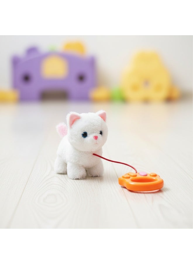 Interactive plush cat toy for children