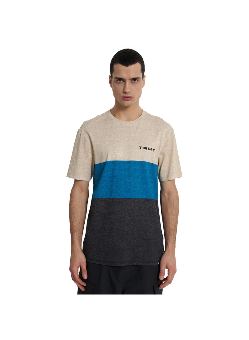 Termit Men's T-shirt Black/Beige, Termit, Soft Cotton Fabric, Comfortable Fit, Breathable, Perfect for Skating and Outdoor Activities - Image 2