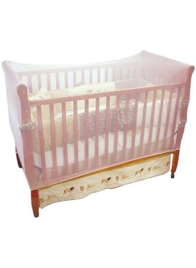 إي سي في في العالمي مهد طفل شبكة بعوض للسرير الصيف الطفل الآمن ناموسية الوليد غرفة نوم سرير تنفس شبكة حشرات الأبيض - Image 2