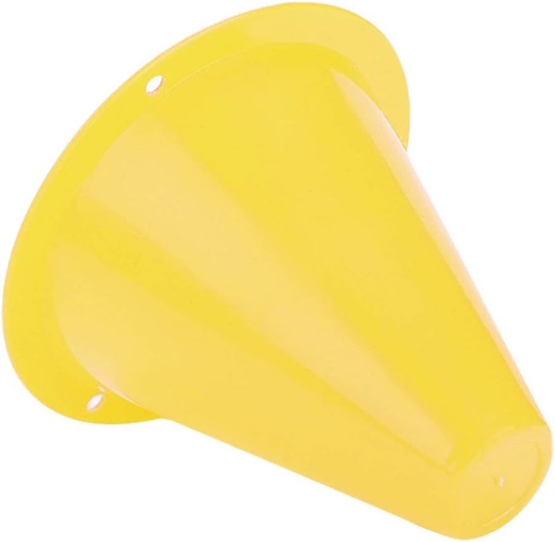 woobles Soccer Training Cone, Agility Soccer Disc Cones Barriers Plastic Marker Holder Sports Accessory (10pcs)-Yellow - Image 3