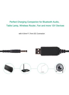ماركة غير محددة كابل USB DC 5V إلى 12V يعمل على تشغيل أي جهاز توجيه في حالات الطوارئ  - Image 2