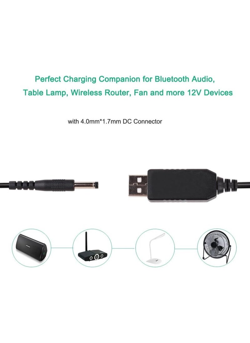 Generic USB DC 5V to 12V Cable Power Any Router Emergency  - Image 2