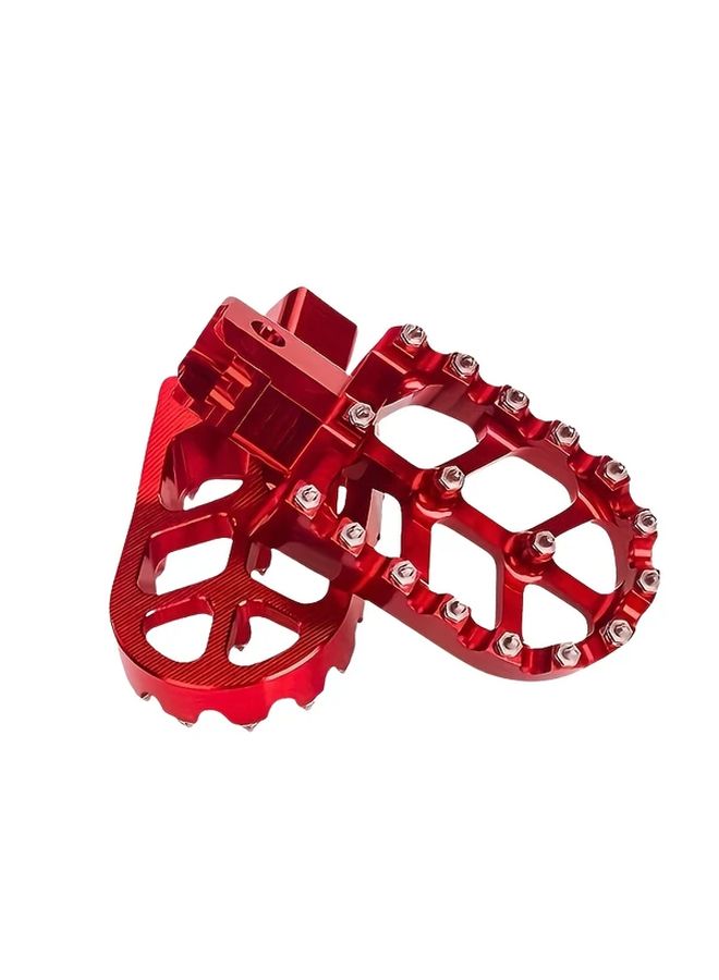 Red Aluminum Motorcycle Footrests for Honda CRF50 XR50 CRF70 CRF110 Off Road - Image 5