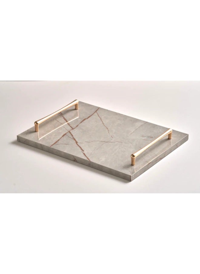 Timeless Elegance Grey Tray – 40x30cm.