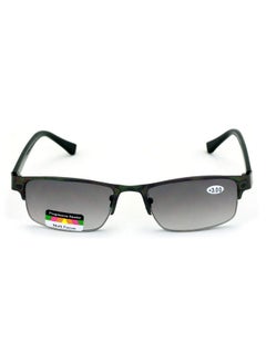 V.W.E. Metal Rectangular Progressive No Line Reading Glasses Trifocal Reader Outdoor Sunglasses (Gunmetal 1.75)  - Image 3