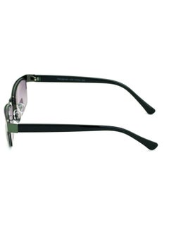 V.W.E. Metal Rectangular Progressive No Line Reading Glasses Trifocal Reader Outdoor Sunglasses (Gunmetal 1.75)  - Image 2