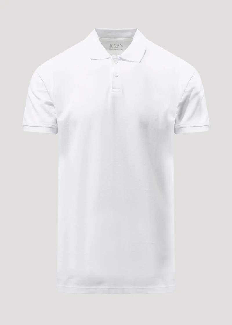 Matalan White Essential Polo Shirt