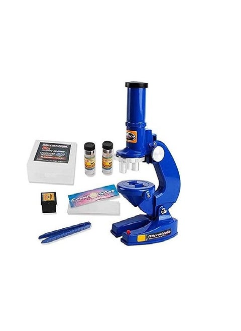 microscope Kit with Reflecting Mirror and Lamp Chemical Laboratory Apparatus Student Children Science Educational Toy