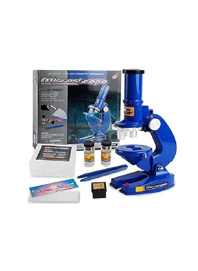 null - microscope Kit with Reflecting Mirror and Lamp Chemical Laboratory Apparatus Student Children Science Educational Toy - Image 1