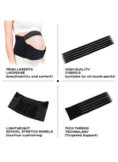 FASHION HOME 3-in-1 Pregnancy Support Maternity Belt Waist Back Abdomen Brace Band  - Image 4