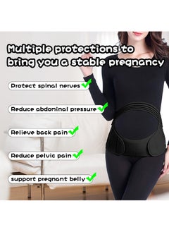 FASHION HOME 3-in-1 Pregnancy Support Maternity Belt Waist Back Abdomen Brace Band  - Image 3