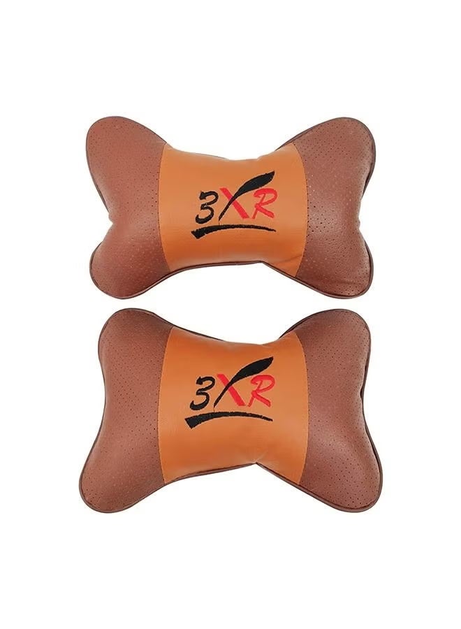 3 اكس ار قطعتان من مسند الرأس لمقعد السيارة ودعم مسند الرأس - Image 2