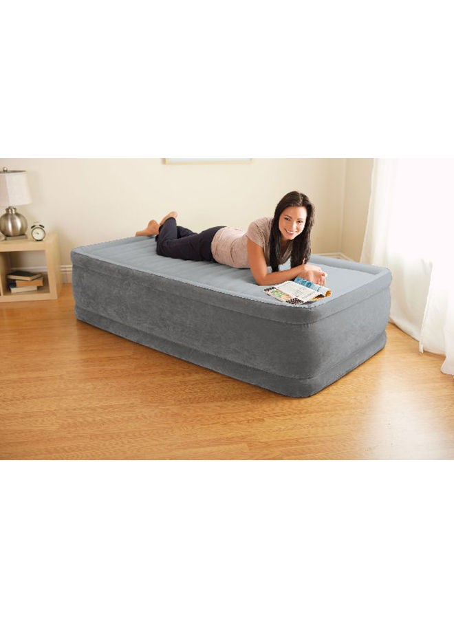 INTEX Dura Beam Plus Series Mid-Rise Comfort Air Bed With Fast Fill Usb Pump  - Image 4
