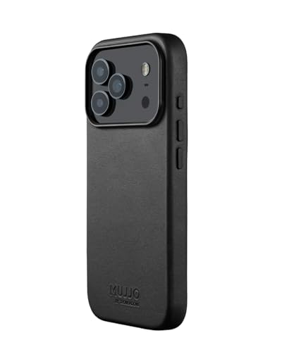 Mujjo Leather Case for iPhone 17 Pro MagSafe Compatible Black - Image 1