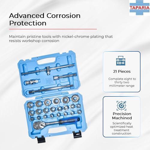 Taparia Socket Set - BMS-14 MXL – with 12.7mm(1/2) Square Drive - Image 4